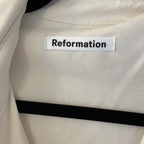 NWOT Reformation Button Up Top - Picture 2 of 3
